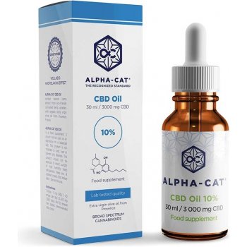 Alpha-CAT CBD Konopný olej 3000 mg 30 ml