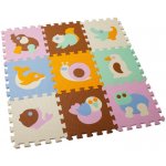 Bella Nova Pěnové puzzle 9 ks 30 x 30 x 1 cm zvířátka barevné – Sleviste.cz