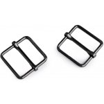 Prima-obchod Posunovač na popruhy šíře 26 mm čtvercový, barva 3 nikl černý – Hledejceny.cz