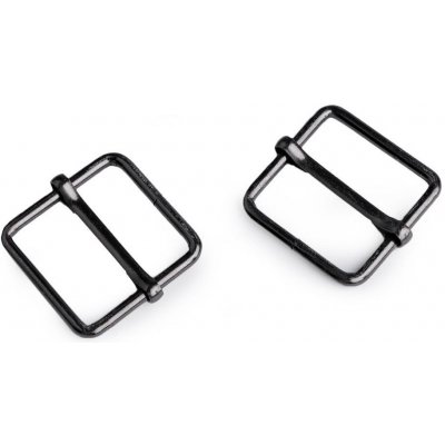 Prima-obchod Posunovač na popruhy šíře 26 mm čtvercový, barva 3 nikl černý – Hledejceny.cz