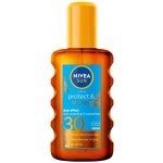 Nivea Sun Protect & Bronze olej na opalování spray podporující zhnědnutí SPF30 200 ml – Zboží Dáma