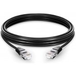 PremiumCord sputp070C Patch, UTP RJ45-RJ45 level 5e, 7m, černý – Zboží Živě