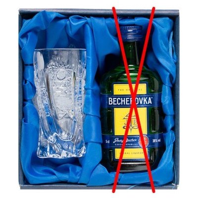 Bohemia Crystal Becherovka set Becher 0 05l broušená sklenice na likér 50 ml – Hledejceny.cz