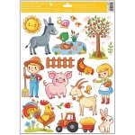 Přerov Dekorace okenní folie 30x42cm, zvířátka /6879 245326 – Zboží Dáma