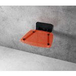 RAVAK Ovo B II Sprchové sedátko Orange/Black 360x360 mm černá/průsvitně oranžová B8F0000061 – Hledejceny.cz