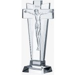 Skleněná figurka Ukřižování z českého křišťálu Preciosa – Hledejceny.cz