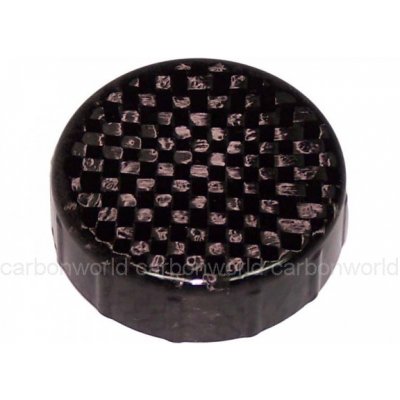 CARBON WORLD Víčko nádobky brzdové/spojkové kapaliny CARBONWORLD M34x4 mm pro DUCATI - CARBON – Sleviste.cz