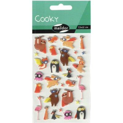 Maildor Samolepky Cooky Zvířátka superhrdinové – Zboží Mobilmania