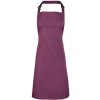 Zástěra Premier Workwear Klasická zástěra za krk PR150 Aubergine Pantone 5115 72x86cm