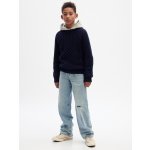 GAP Dětské džíny '90s loose organic Modrá – Zboží Mobilmania