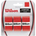 Wilson Profile overgrip 3 ks červená – Zboží Mobilmania