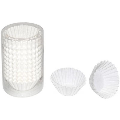 Wiky Košíčky bílé 7,5cm 3cm v.2,2cm 100ks – Zboží Dáma