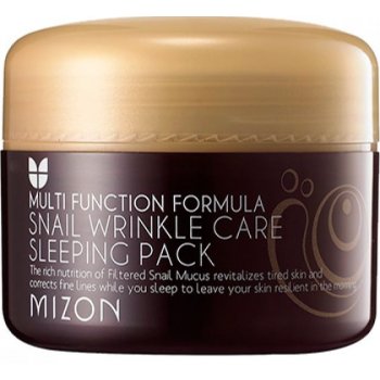 Mizon Snail Wrinkle Care Sleeping Pack zpevňující noční pleťová maska 80 ml