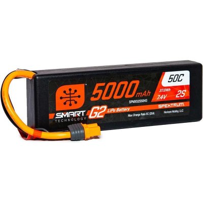 Spektrum Smart G2 LiPo 50C HC IC3 7.4 V 5000 mAh – Hledejceny.cz
