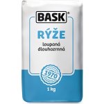 Bask Dlouhozrnná loupaná rýže 1 kg – Zboží Dáma