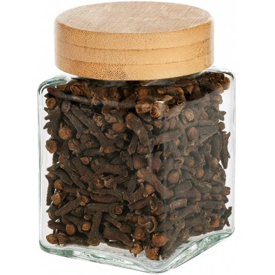 VILDE Hranatá kořenka s bambusovým víčkem 100 ml) 5,5 x 5,5 x 7,5 cm – Zboží Dáma