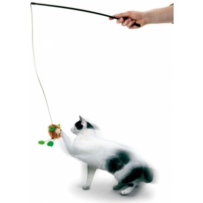 Karlie Hračka škádlítko pro kočky s krtkem vydávající zvuk a Catnipem 50cm – Zboží Mobilmania