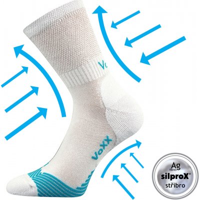 VoXX Kompresní ponožky Shellder bílá – Zboží Mobilmania