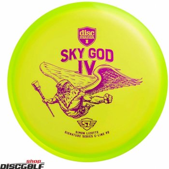 Discmania Sky God IV C-line P2 Fialová/Světlezelená