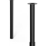 Walteco Nábytková noha průměr 60 mm výškově nastavitelná 700-1100 mm černá – Hledejceny.cz