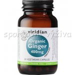 Viridian Organic Ginger 400 mg 90 kapslí – Hledejceny.cz