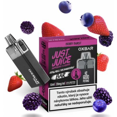 Just Juice OXBAR RRD 550 mAh Černá Berry Burst 1 ks