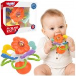 WOOPIE BABY senzorické chrastítko a kousátko květina pro miminka 0m+ – Zboží Dáma