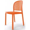 Zahradní židle a křeslo Gaber Plastová židle PANAMA oranžová 33