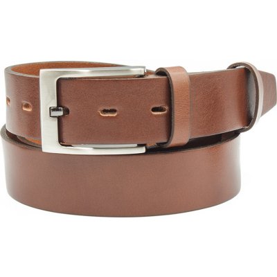 Hnědý kožený opasek Nivasaža elegantní střední ELG35 – Hledejceny.cz