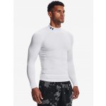 Under Armour funkční tričko HeatGear Mock 1369606 Skinny Fit bílá – Zboží Dáma