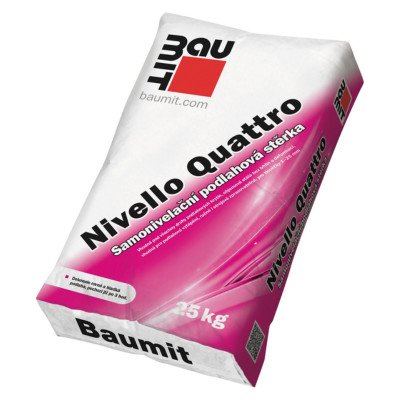 Baumit Samonivelační stěrka Baumit Nivello Quattro 25 kg – Zboží Mobilmania