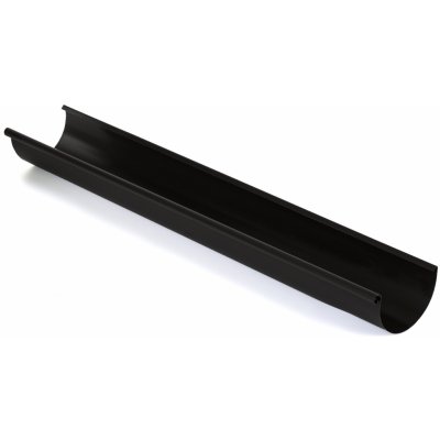 Evromat Žlab okapový 250 mm 3 m pozink černá – Sleviste.cz