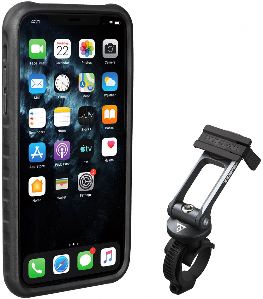 Pouzdro TOPEAK RIDECASE iPhone 11 Pro Max černé/šedé