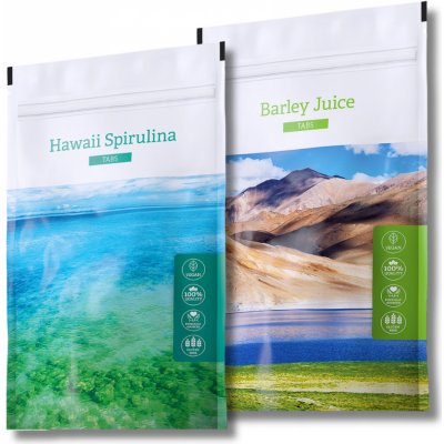 Energy Organic Barley Juice powder 100 g + Hawaii Spirulina tabs 200 tablet – Zbozi.Blesk.cz