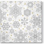 PAW2 Papírové ubrousky PAW Glowing Stars Silver 20 ks 33x33cm – Zbozi.Blesk.cz