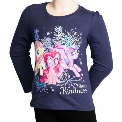 Krásné dětské tričko My Little Pony pro holky tmavomodré