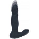 LEVELZ Vibrating and Thrusting Silicone Prostate Massager Black vibrační a přirážecí stimulátor prostaty – Zboží Dáma