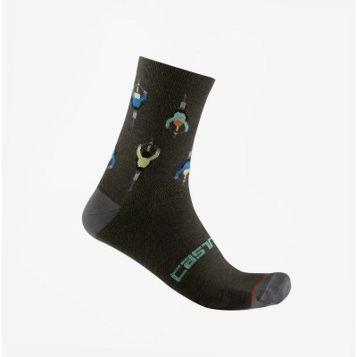 Castelli ponožky Aperitivo 15 4523533 dark gray – Zboží Mobilmania