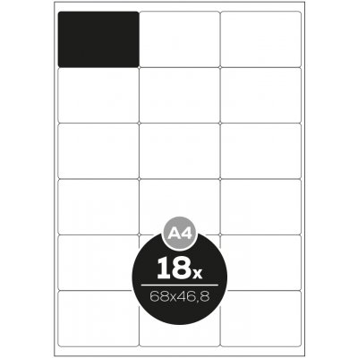 Emy 8588002038211 samolepící A4 68 x 46,8 mm 100 listů – Zbozi.Blesk.cz