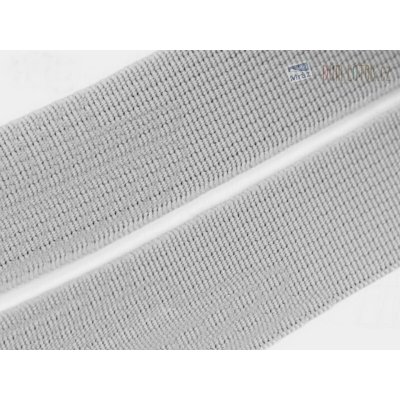 Pruženka hladká tkaná světle šedá 20 mm – Zboží Mobilmania