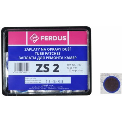 Ferdus ZS2 25 mm záplata 100 ks – Hledejceny.cz