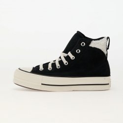 Converse Chuck Taylor All Star Puff Lift Cozy Platform Hi A09377/Black/Egret/Black