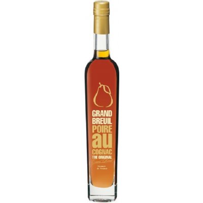 Grand Breuil Poire au Cognac 38% 0,5 l (holá láhev) – Zboží Mobilmania