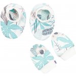 New Baby Kojenecký bavlněný set-capáčky a rukavičky Lo zelený – Zboží Dáma