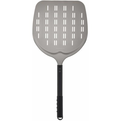 Černá, perforovaná lopata na pizzu z anodového hliníku s hliníkovým úchytem, čtvercová, 310x355x660 mm | TECHNICA, Pizza Line černá;šedá – Zboží Dáma Černá, perforovaná lopata na pizzu z anodového hliníku s hliníkovým úchytem, čtvercová, 310x355x660 mm | TECHNICA, Pizza Line černá;šedá – Zboží Dáma