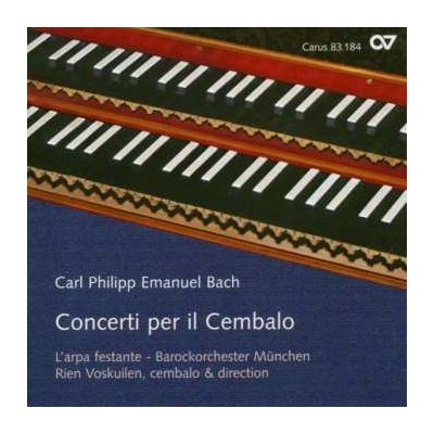 Carl Philipp Emanuel Bach - Cembalokonzerte Wq.5,26,34 CD – Hledejceny.cz