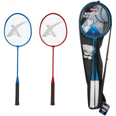 Teddies Sada badminton pálky 2ks + míček 2ks 65cm kov/plast 2 barvy v pouzdře – Zboží Živě