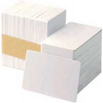 Zebra Premier (PVC) Blank White Cards,Card, 30 mil,500ks 104523-111 – Zboží Mobilmania