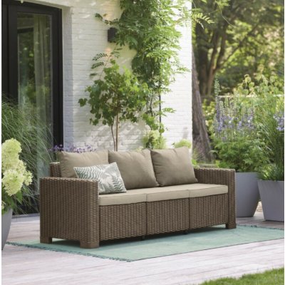 Keter California 199 x 68 x 72 cm cappuccino – Zbozi.Blesk.cz