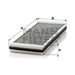 Filtr, vzduch v interiéru MANN-FILTER CUK 3840 – Hledejceny.cz
